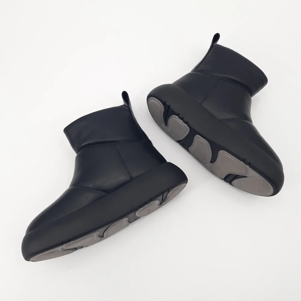 VAGABOND | Aylin Puff Boots in Black Leather
